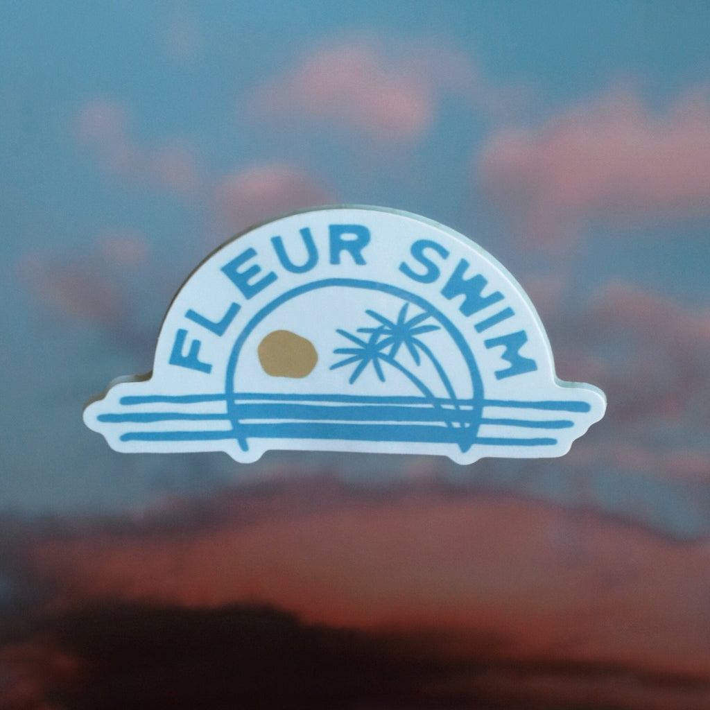 Fleur Swim Vinyl Stickers - FleurSwim